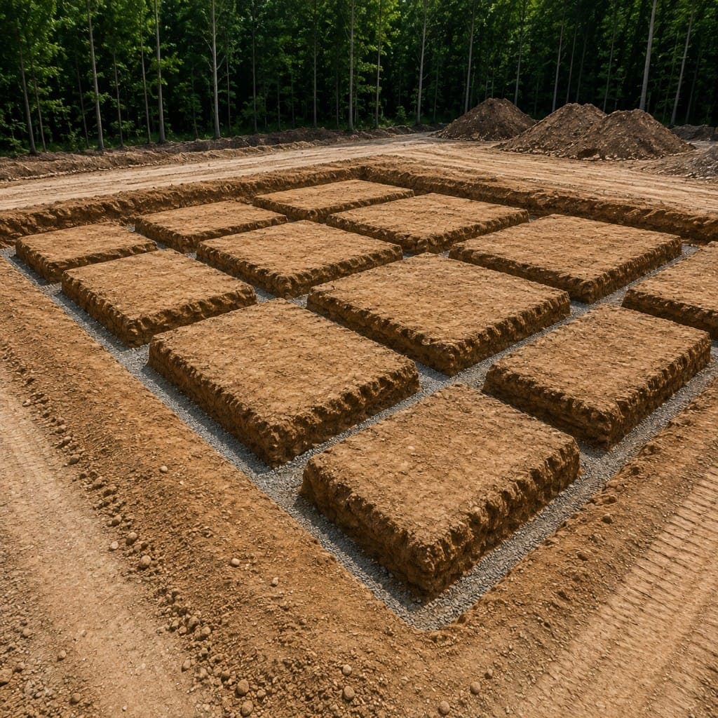 Foundation and footer excavation prep